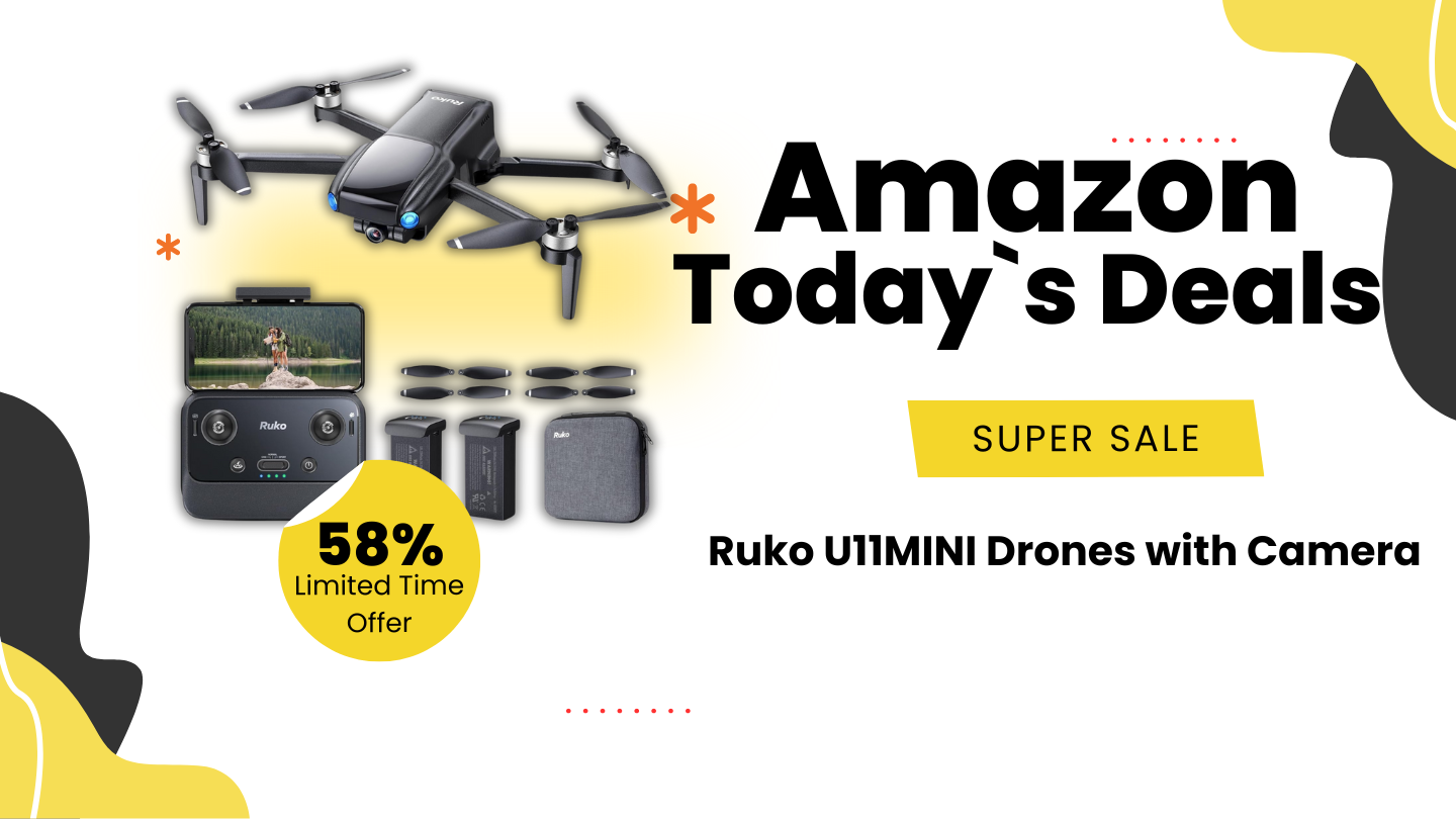Ruko U11MINI 4K Drone with Camera – Advanced Flying Experience $230 Cheaper!