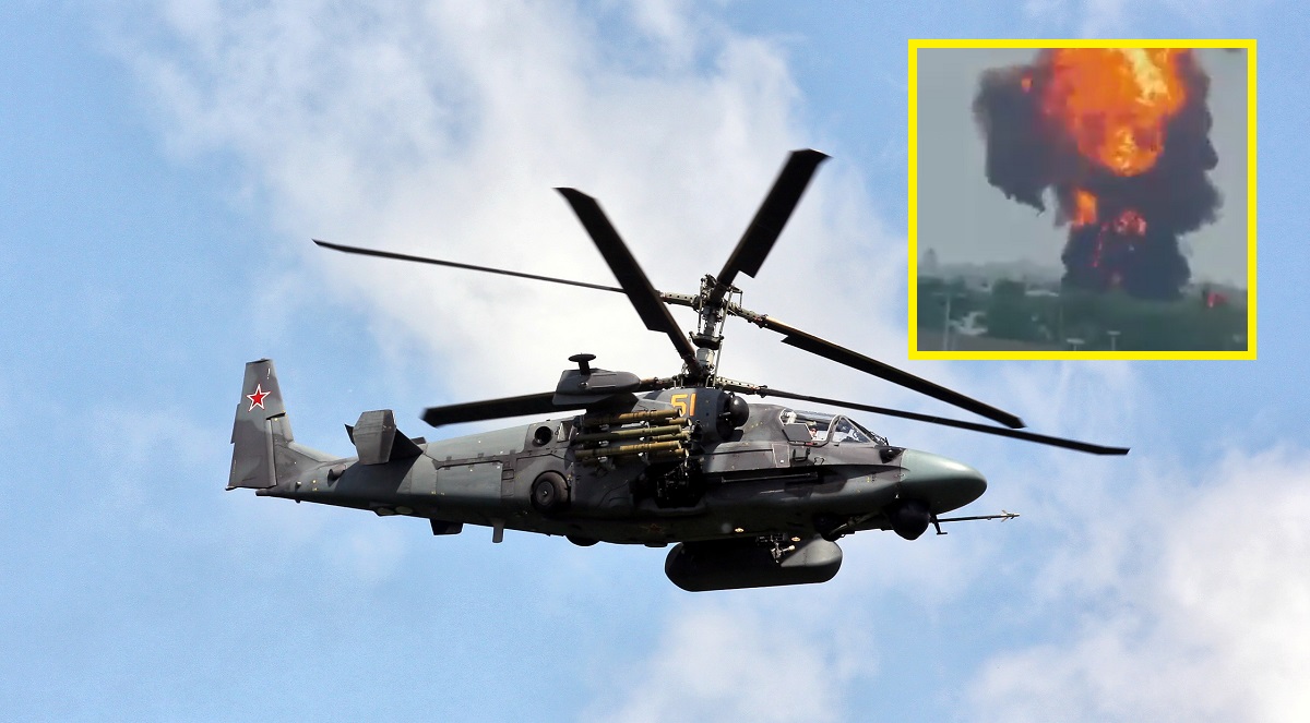 Вертоліт Ка-52 ухилився від ракети із ЗРК "Стріла-10", і вона атакувала російську нафтобазу у Воронежі