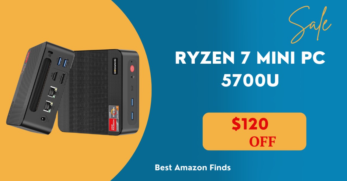 Ryzen 7 Mini PC 5700U with a $120 Discount!