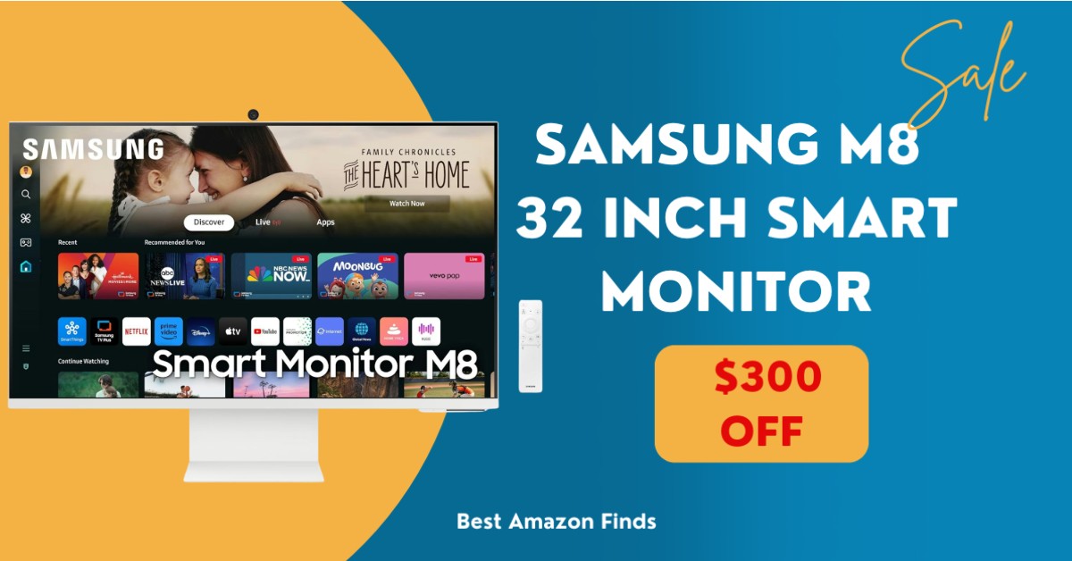 SAMSUNG M8 32-Inch Smart Monitor - Limited time deal $300 Off!