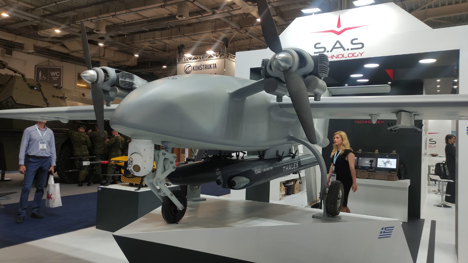 Talos II, a reconnaissance drone with a speed of up to 200 km/h, a range of 500 km and a flight time of more than 20 hours, is unveiled