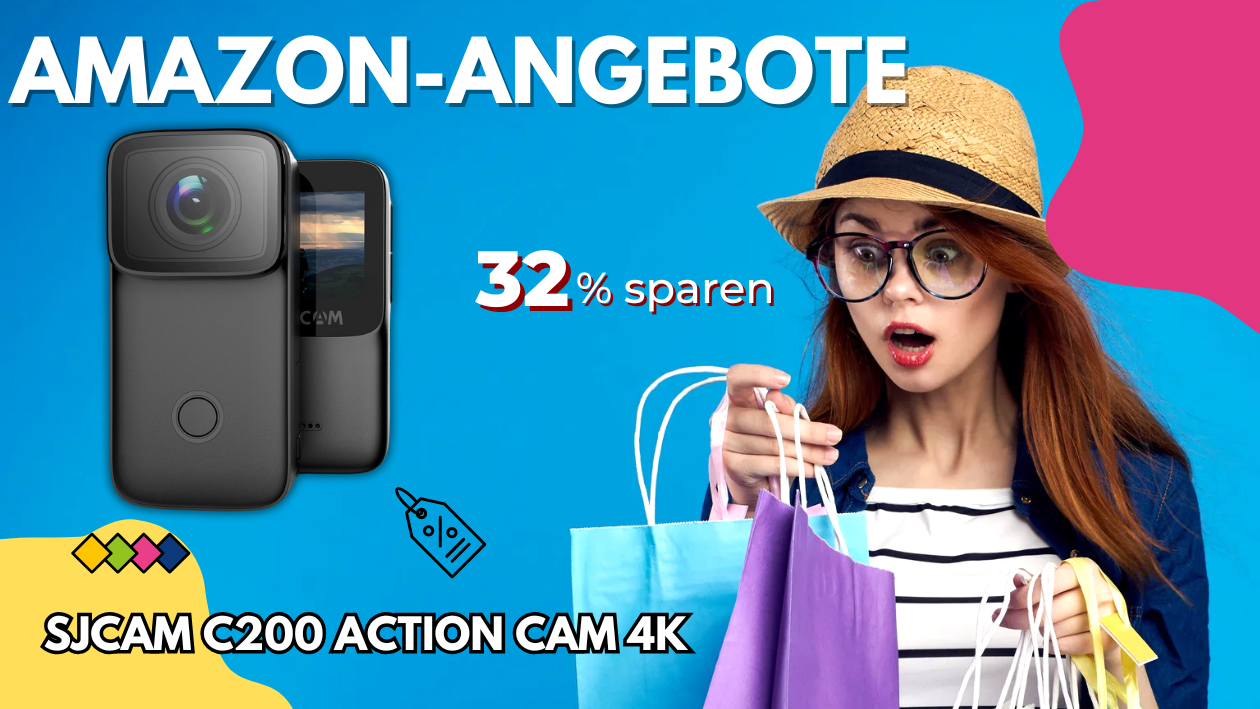 SJCAM C200 Action Cam 4K – Sparen Sie jetzt über 30 Euro!