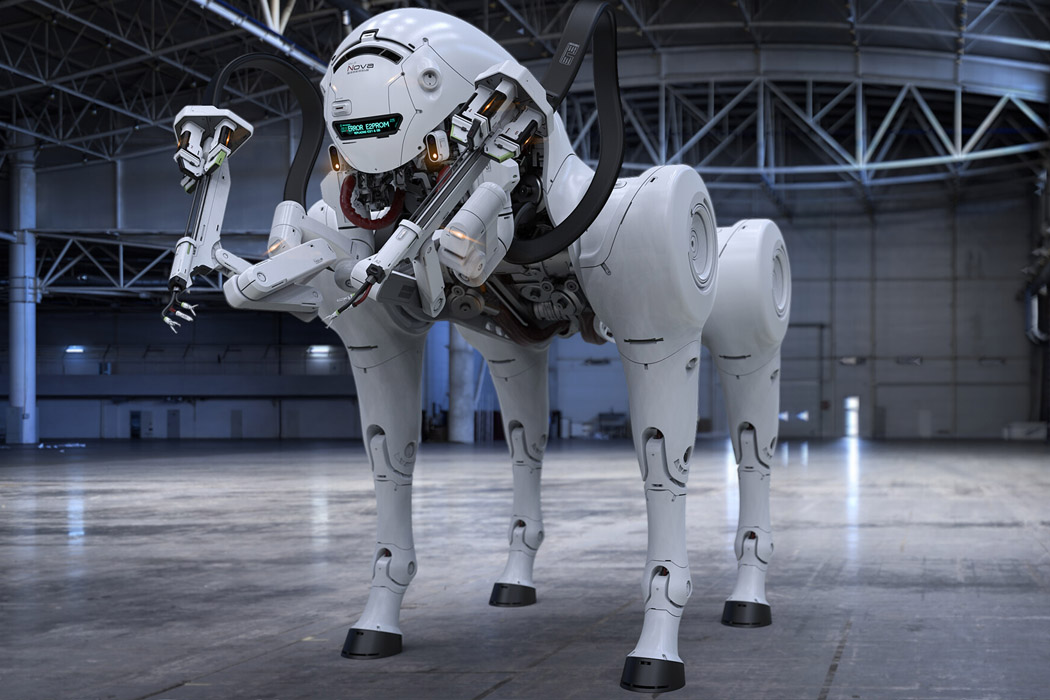 Boston Dynamics Konkurrent: Konzept für einen Roboterhund von einem iranischen Designer