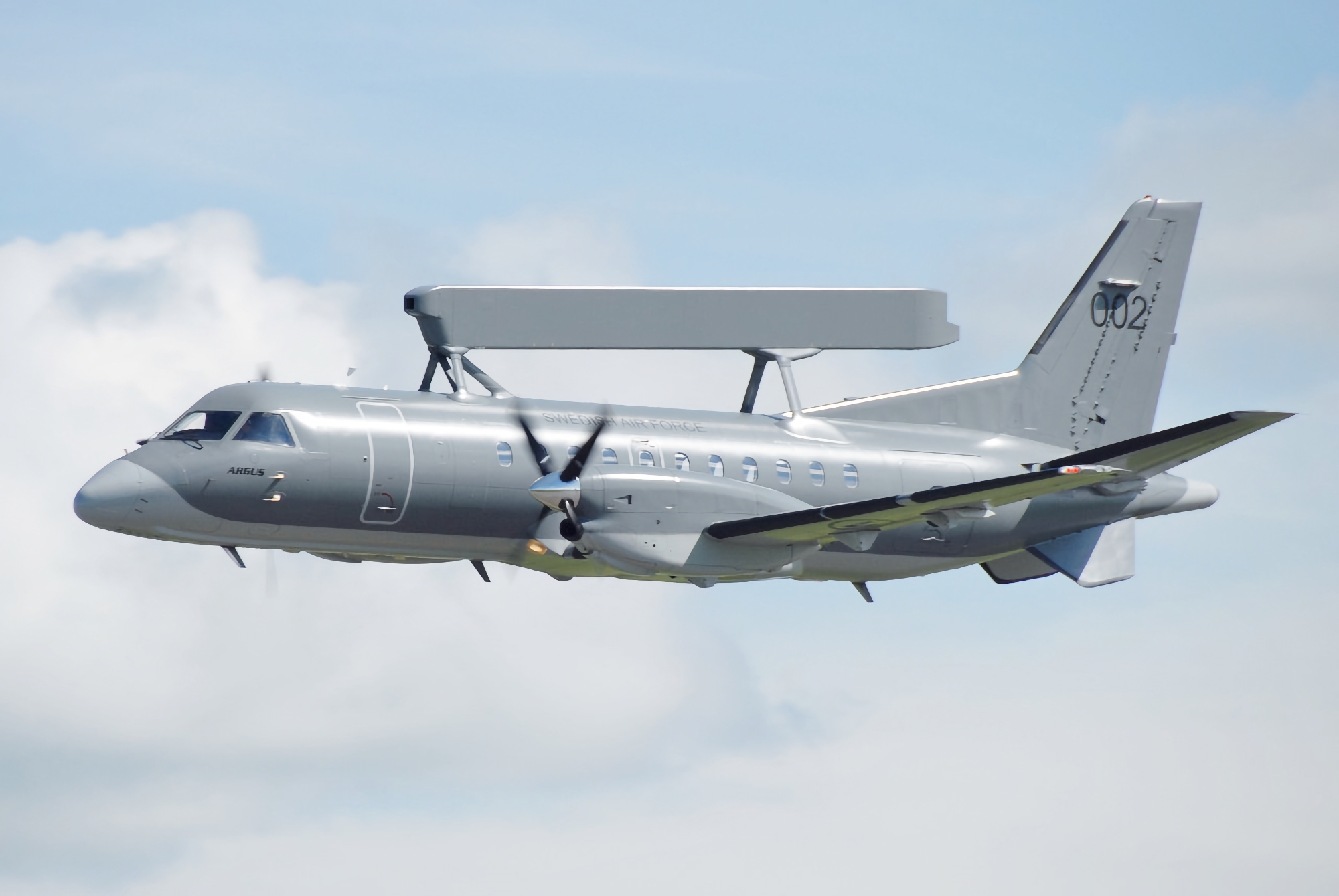Contratto del valore di 58.000.000 di dollari: la Polonia acquista due Saab 340B AEW-300 per il rilevamento radar a lungo raggio