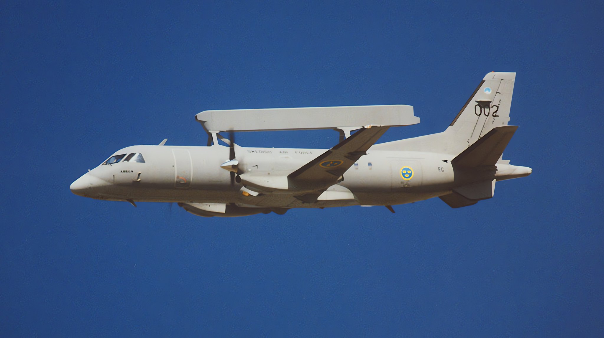 Poland received the second Saab 340B AEW-300 long-range radar detection and control aircraft