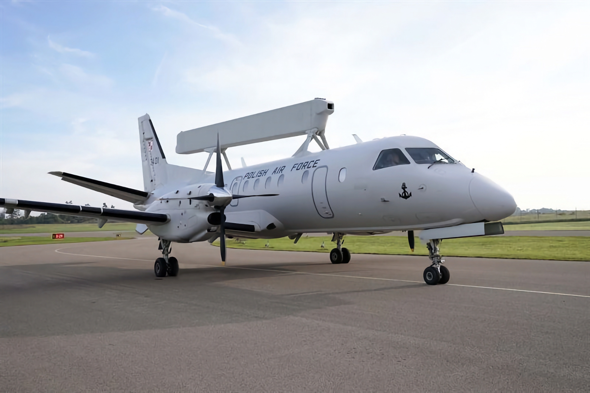 Poland received the first Saab 340B AEW-300 long-range radar detection and control aircraft