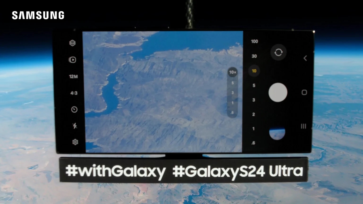 Samsung a envoyé le vaisseau amiral Galaxy S24 Ultra dans l'espace