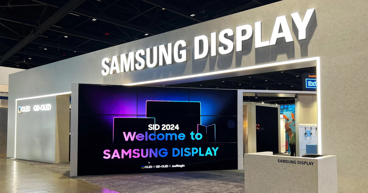 Samsung dévoile le premier écran QD-LED au monde au salon SID 2024
