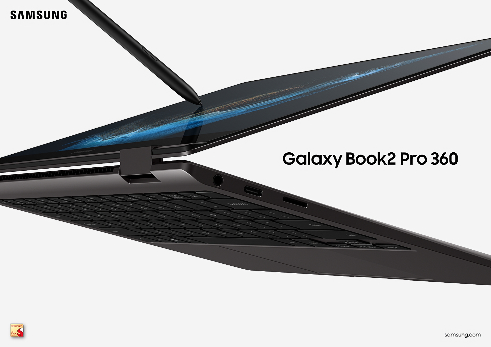 Samsung announced a new version of the Galaxy Book 2 Pro 360 with an ARM chip Qualcomm Snapdragon 8cx Gen 3