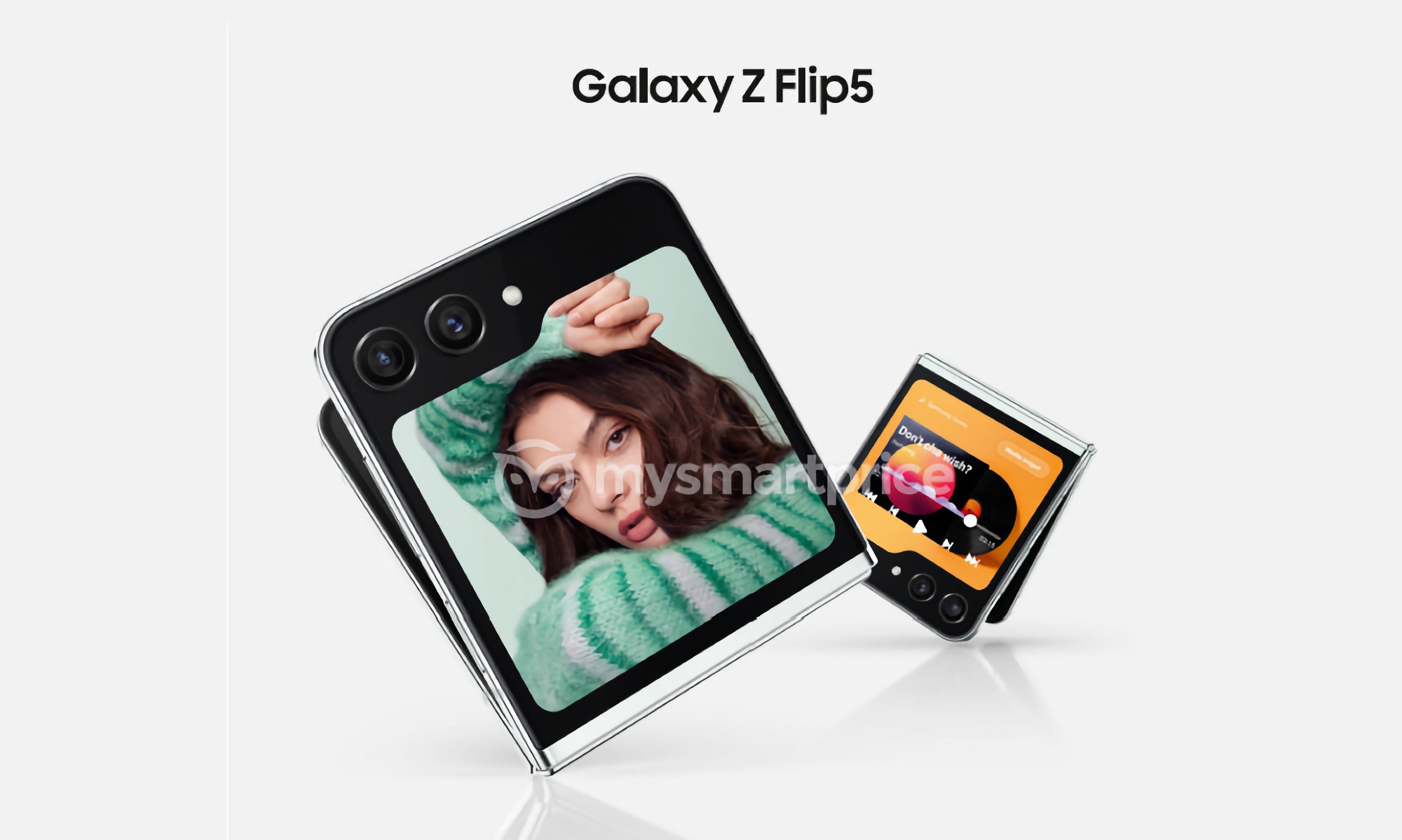 Following the Galaxy Fold 5: the first official image of the Galaxy Flip 5 has surfaced online