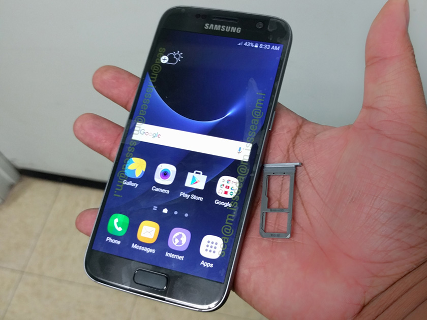 Samsung Galaxy S7 на новых живых фото и видео