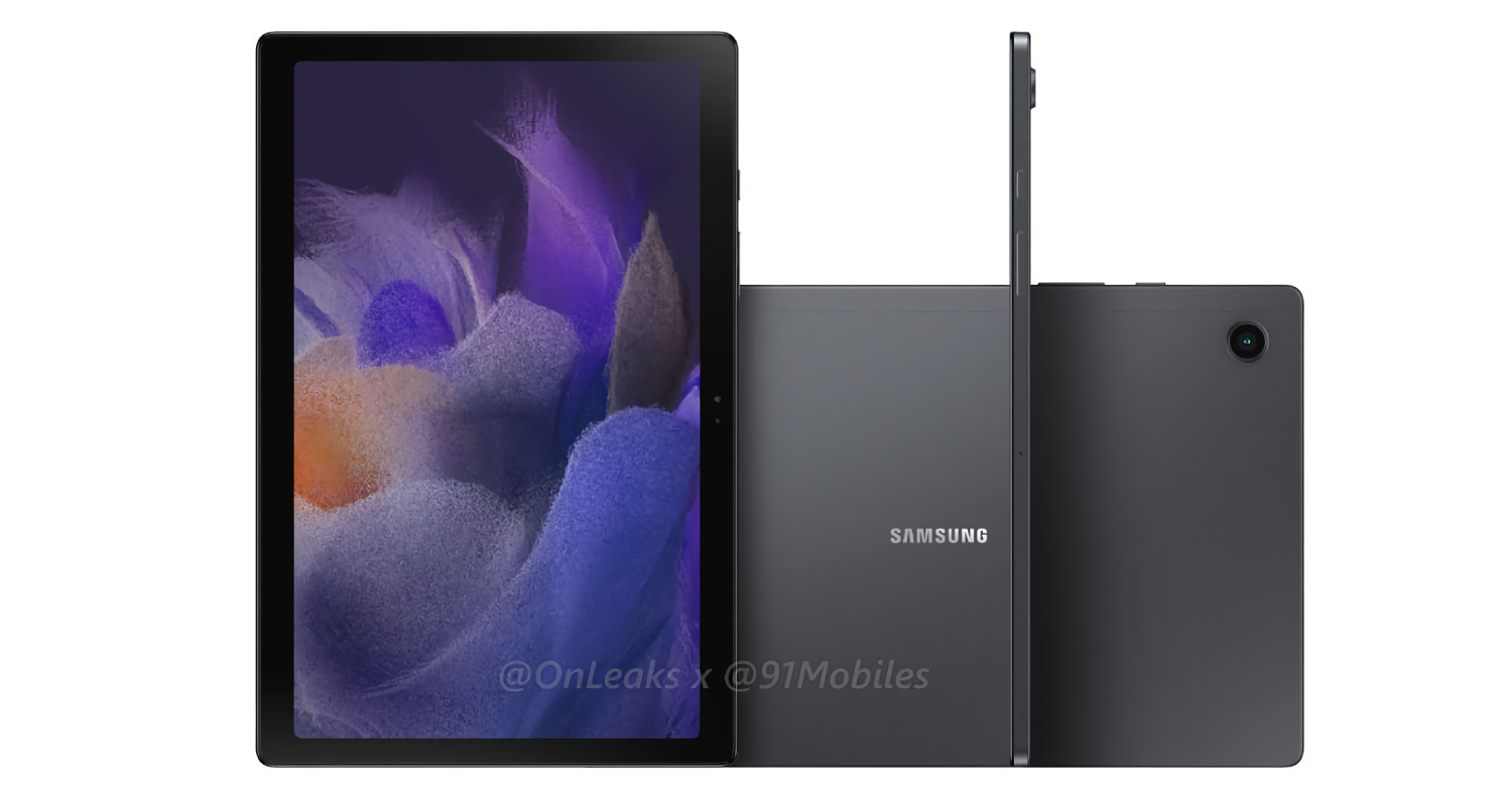 Інсайдер: Samsung Galaxy Tab A8 2021 отримає екран на 10.5 дюймів, батарею на 7040 мАг та чіп Unisoc