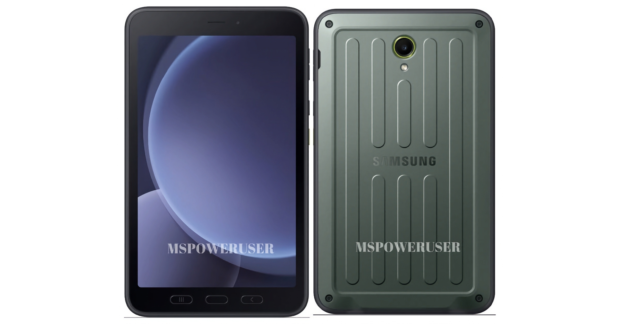 Slik vil Samsung Galaxy Tab Active 5 se ut: et 8-tommers nettbrett med Exynos 1380-brikke og MIL-STD-810H-beskyttelse.