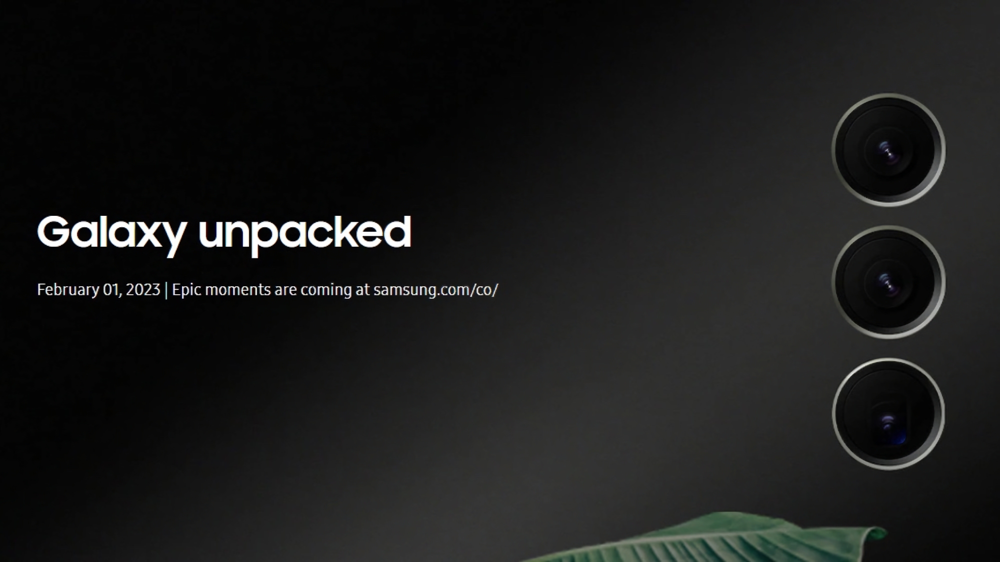 Samsung confirmed that the Galaxy S23, Galaxy S23+ and Galaxy S23 Ultra flagships will be unveiled at the Galaxy Unpacked presentation on February 1