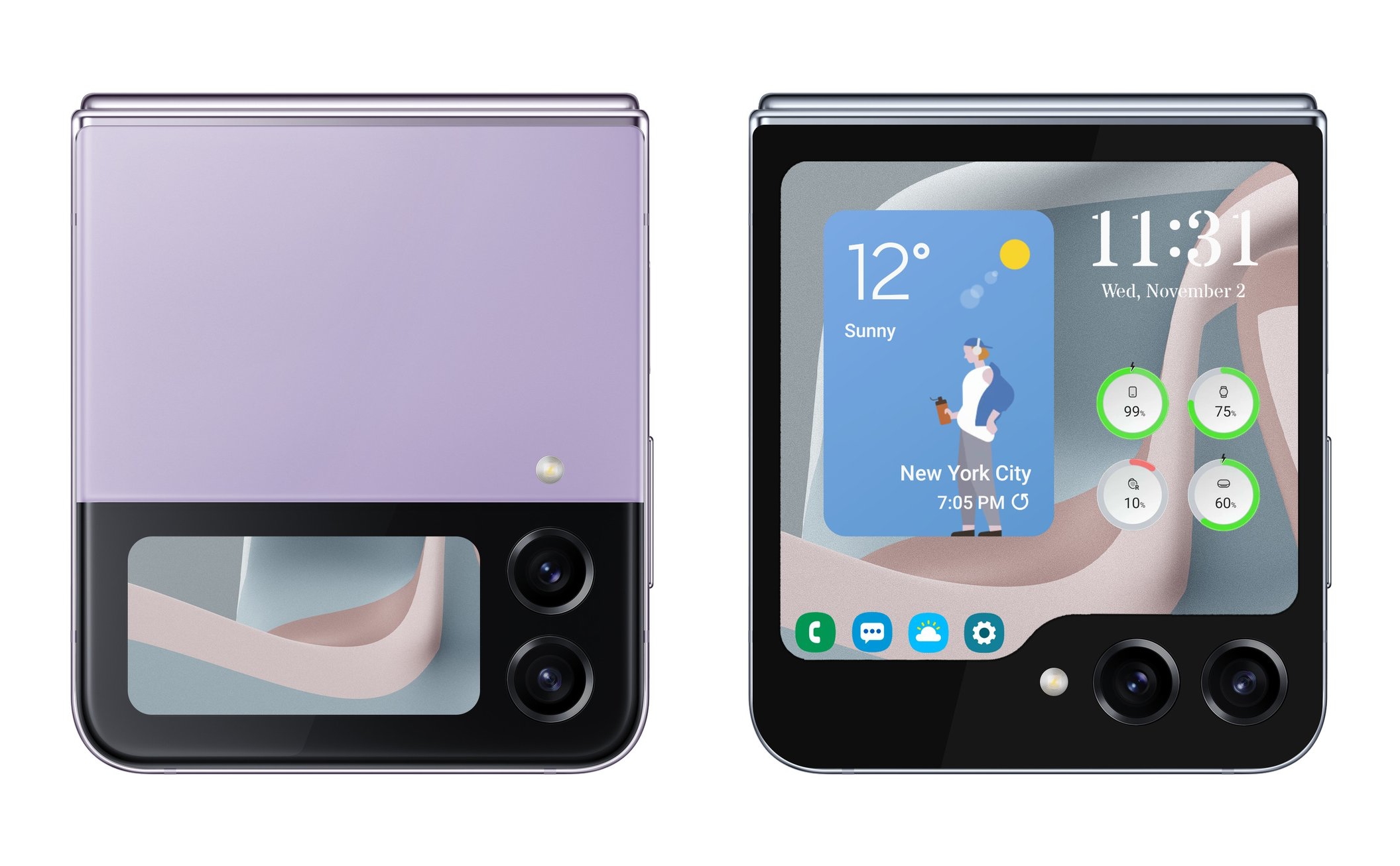 Insider montre une image du Samsung Galaxy Flip 5 et le compare au Galaxy Flip 4