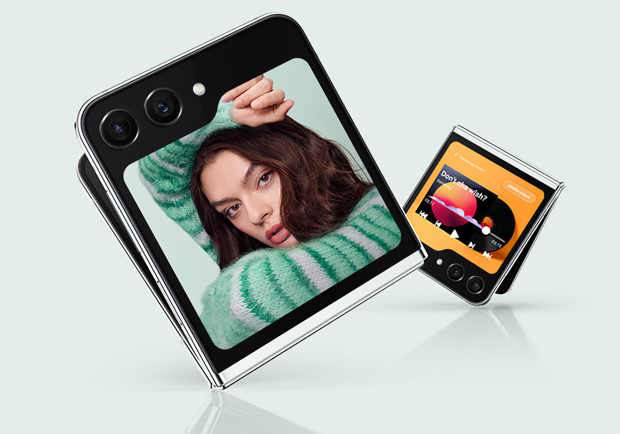 Samsung Galaxy Flip 5 på Amazon: sammenleggbar smarttelefon med to skjermer, Snapdragon 8 Gen 2-brikke og 512 GB minne for $ 270 avslag