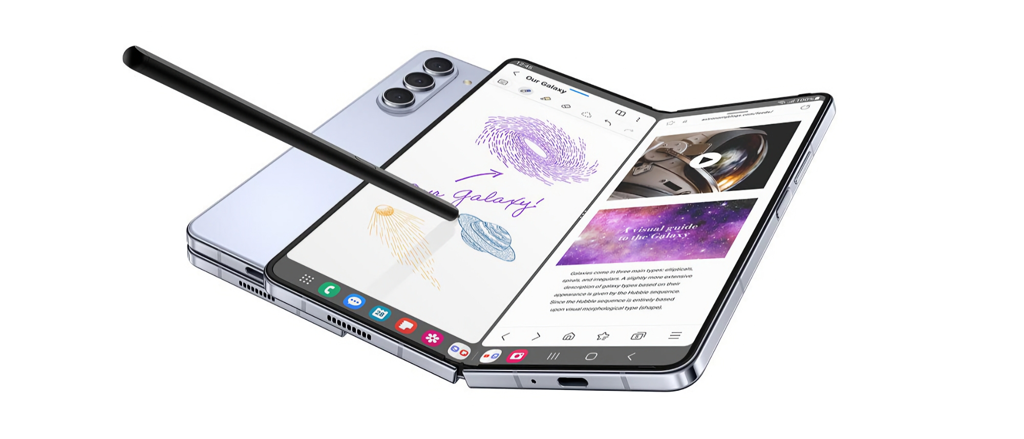 Samsung Galaxy Fold 5 foldbar smartphone kan købes på Amazon med en rabat på 300 dollars