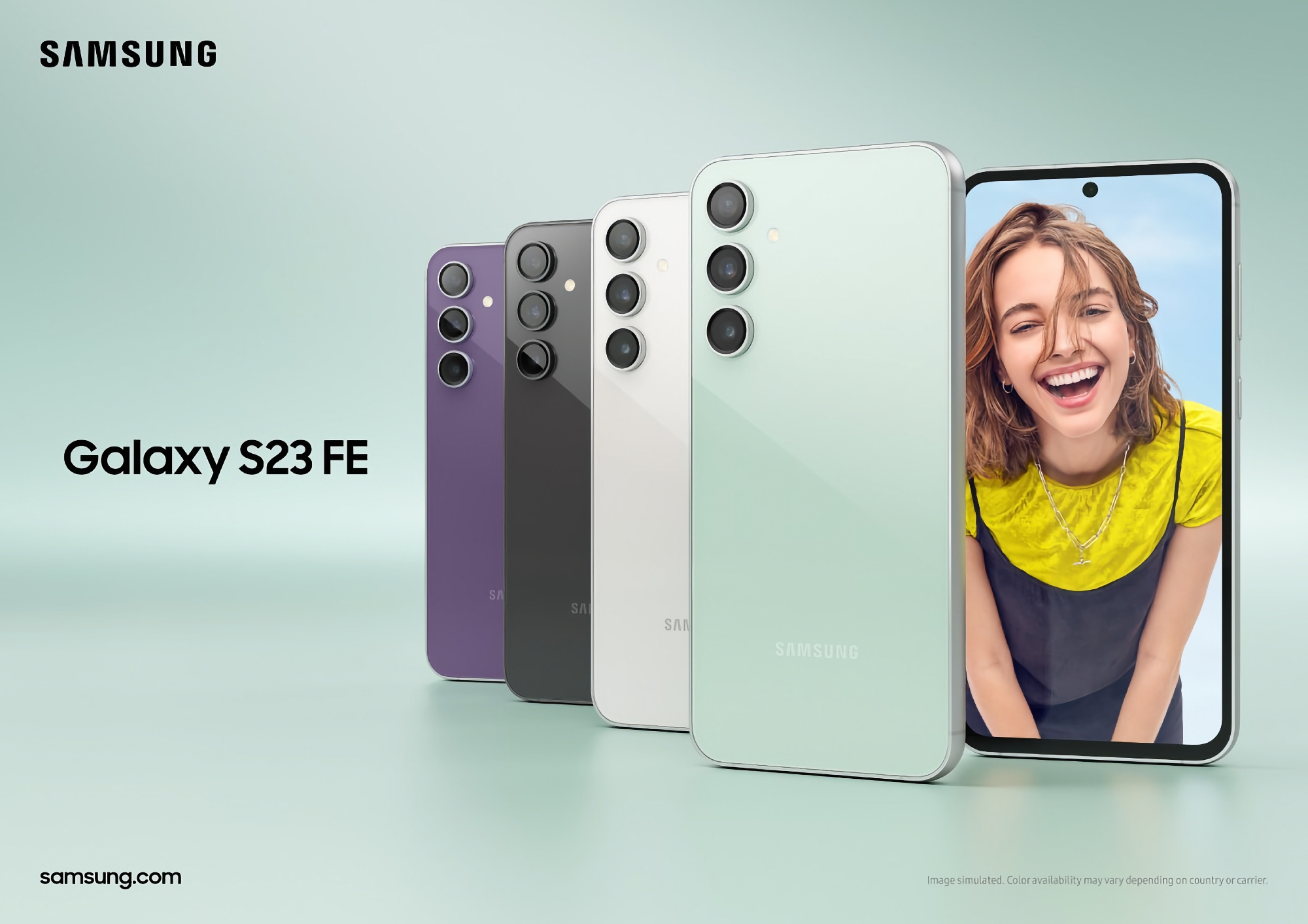 Samsung Galaxy S23 FE con display OLED a 120 Hz, chip Snapdragon 8 Gen 1 e fotocamera da 50 MP ha iniziato le vendite negli Stati Uniti