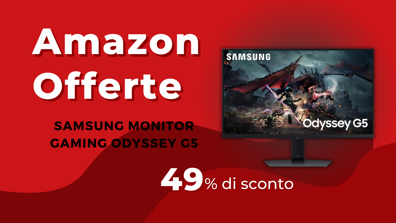 Non perderti lo sconto speciale sul Samsung Odyssey G5!