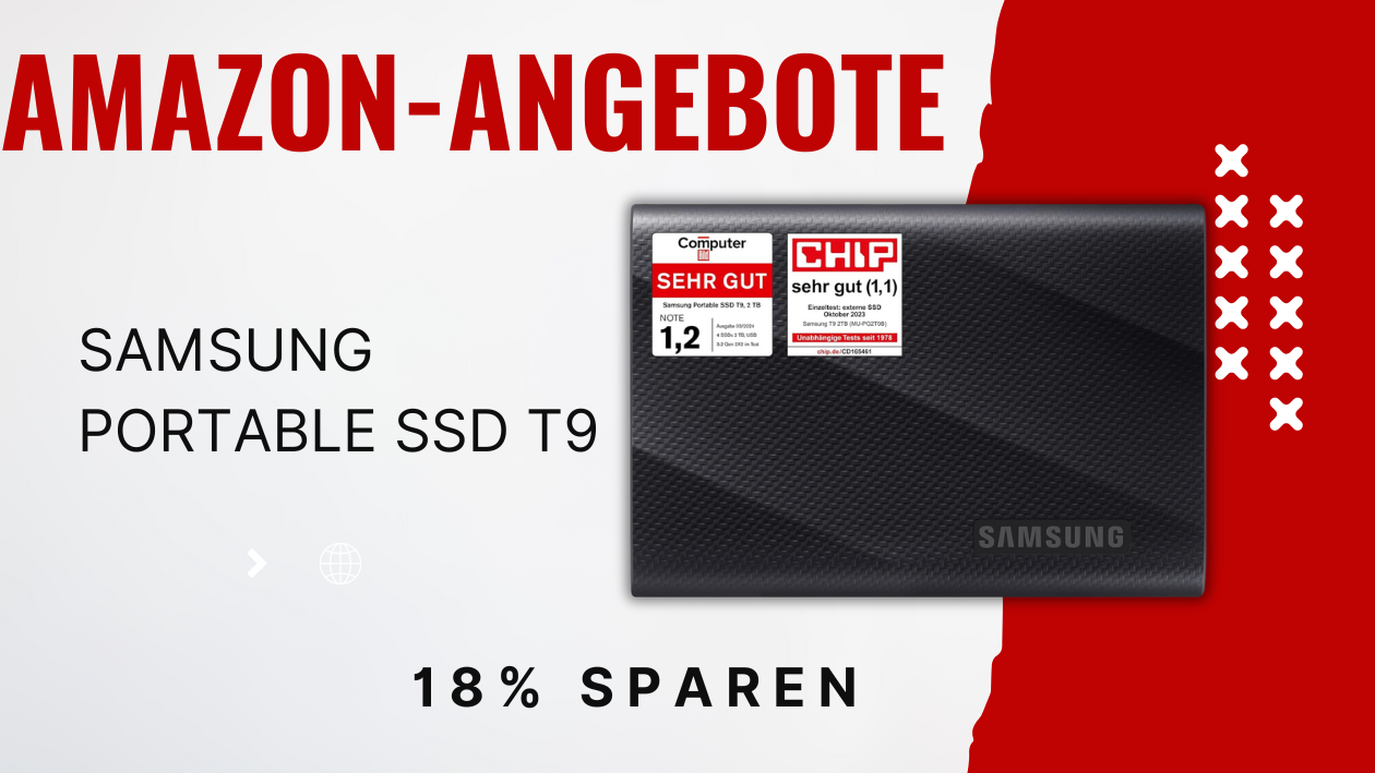 Exklusiv: Sonderaktion für die Samsung Portable SSD T9