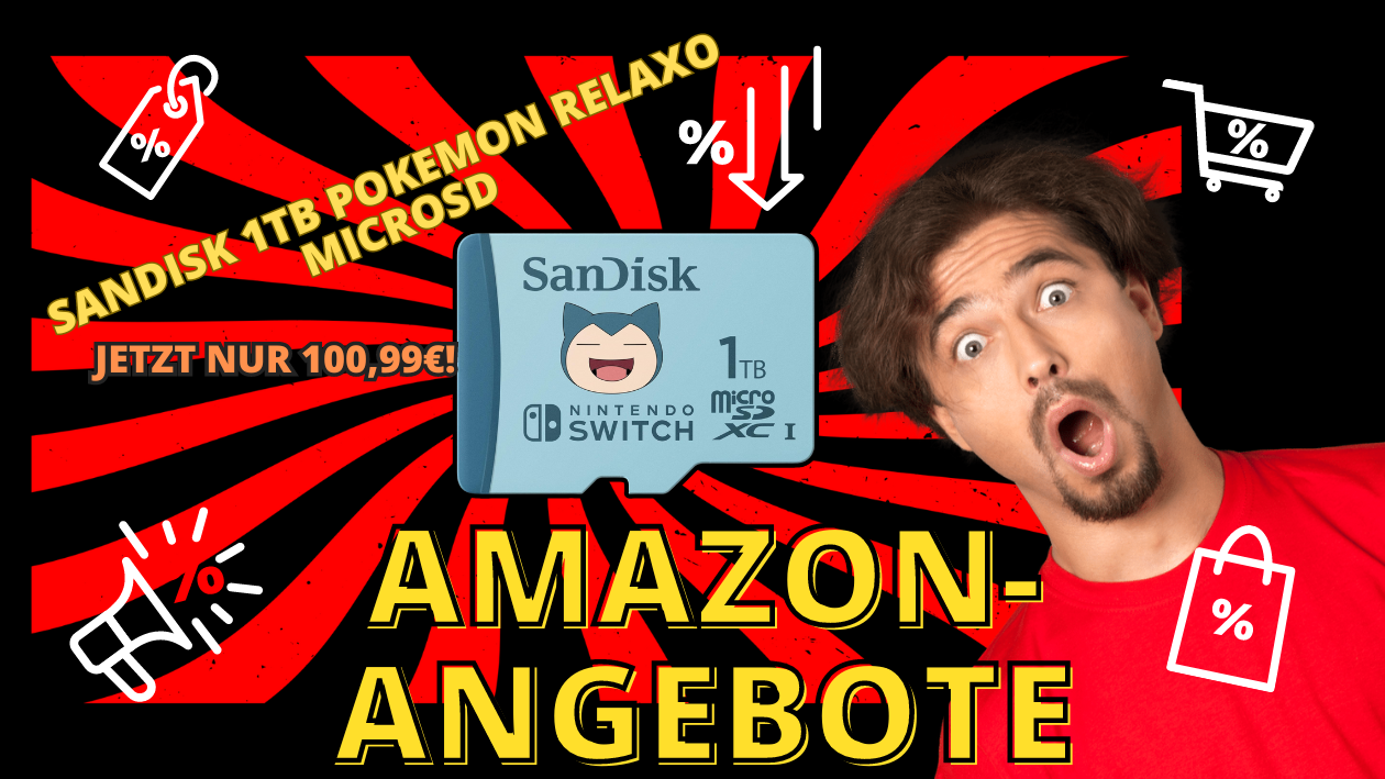 SanDisk 1TB Pokemon Relaxo microSD: Monstermäßiger Speicher zum Schnäppchenpreis – Jetzt 49€ günstiger!