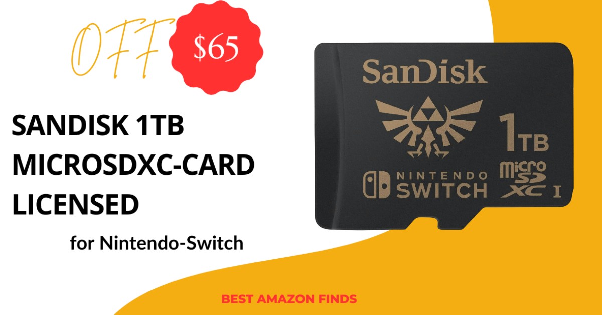 SanDisk 1TB microSDXC-Card Licensed for Nintendo-Switch - NOW $65 OFF!