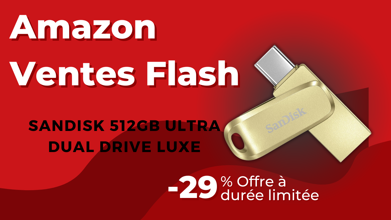 Découvrez le SanDisk Ultra Dual Drive Luxe 512Go : Stockage et Vitesse à l'Épreuve du Futur