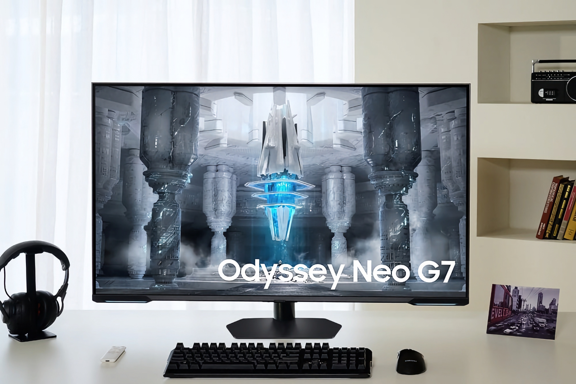 Samsung presentó el Odyssey Neo G7 (G70NC): Monitor gaming de 43 pulgadas con pantalla Mini LED 4K a 144 Hz por 982 dólares.