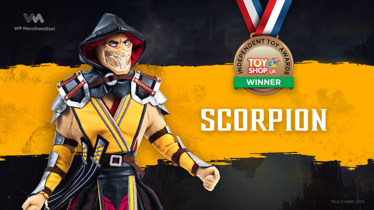 Teddy Scorpion from Mortal Kombat, created in Ukraine, won the Independent Toy Awards