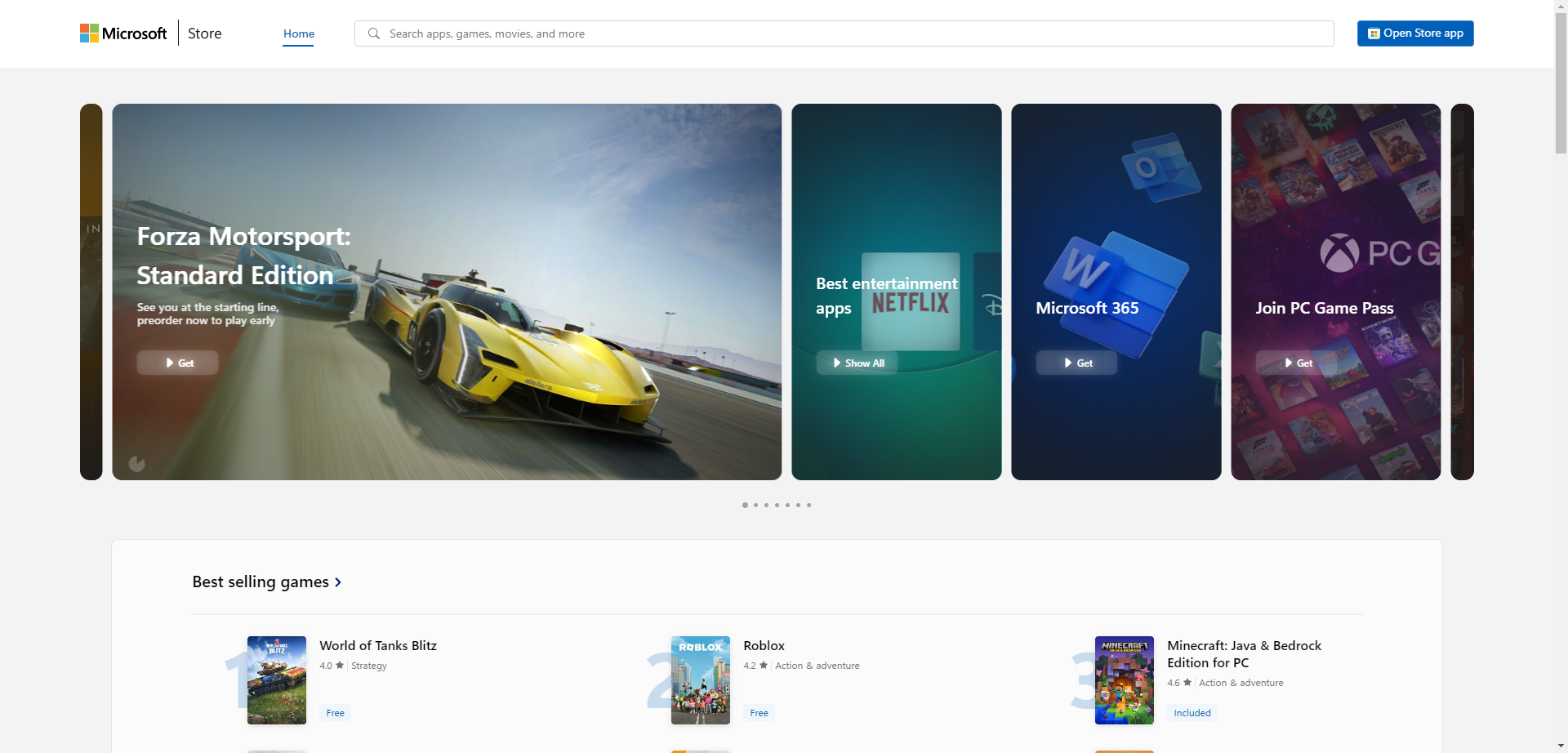 Microsoft launches updated web version of Microsoft Store