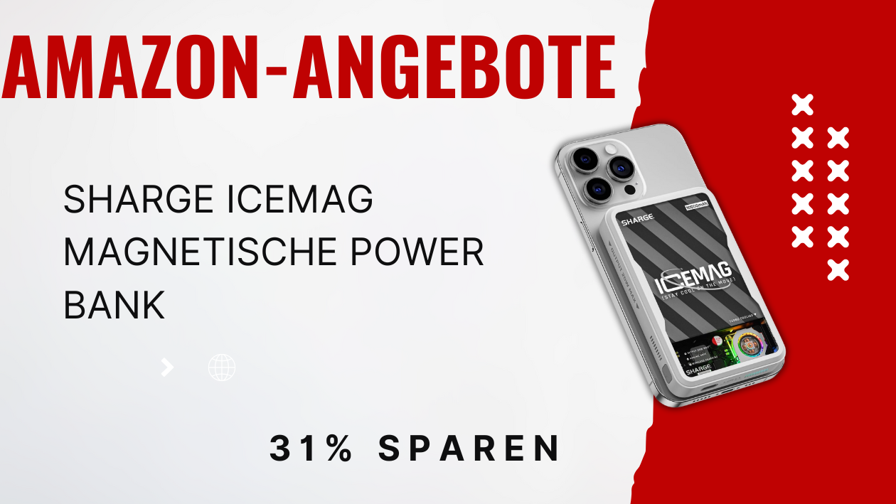 SHARGE ICEMAG Magnetische Powerbank Bundle – Jetzt 19€ reduziert!