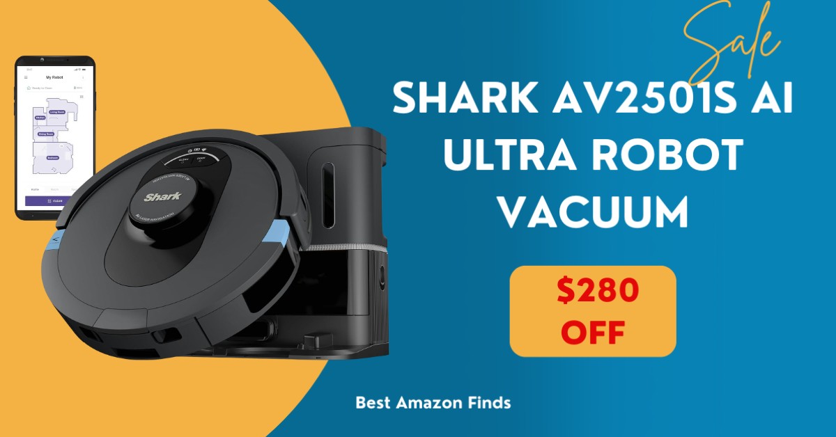 Shark AV2501S AI Ultra Robot Vacuum - Get $280 Discount!