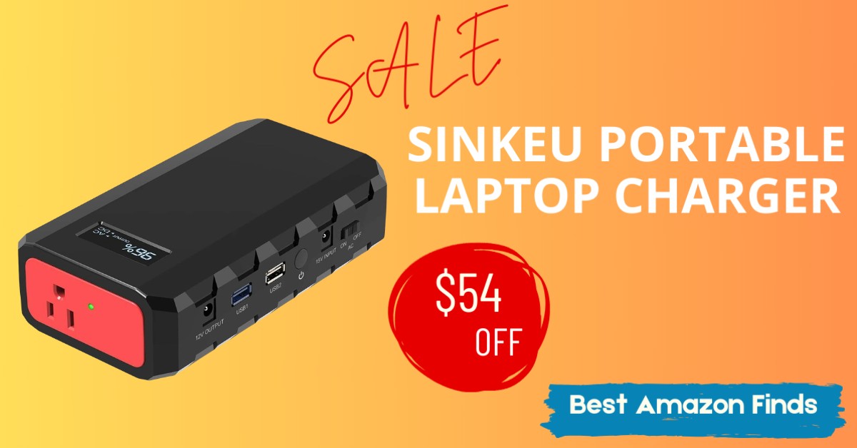 SinKeu Portable Laptop Charger - Limited time deal $54 Discount!