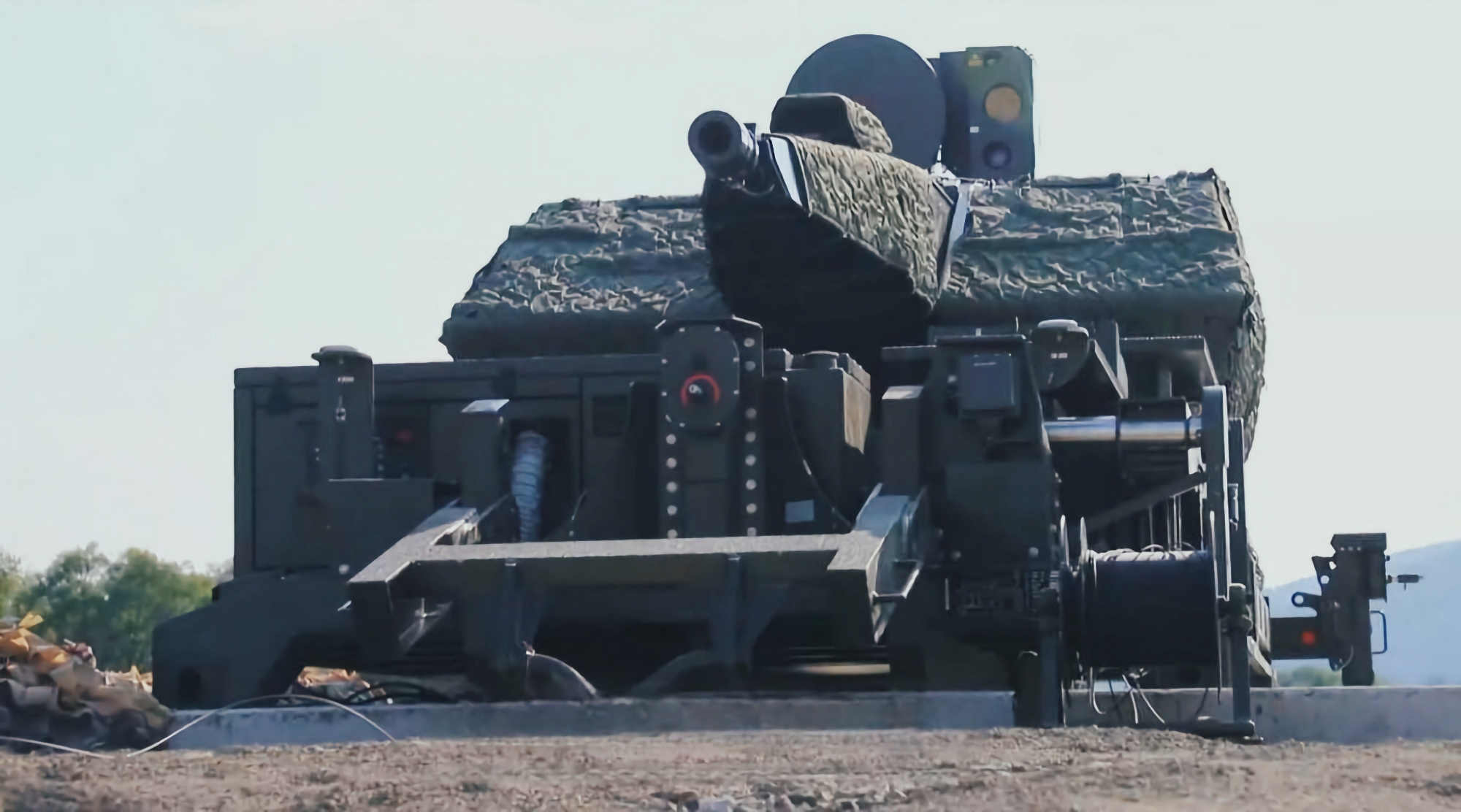The Ukrainian Air Force showed for the first time the Skynex air defence system, it can destroy drones and missiles