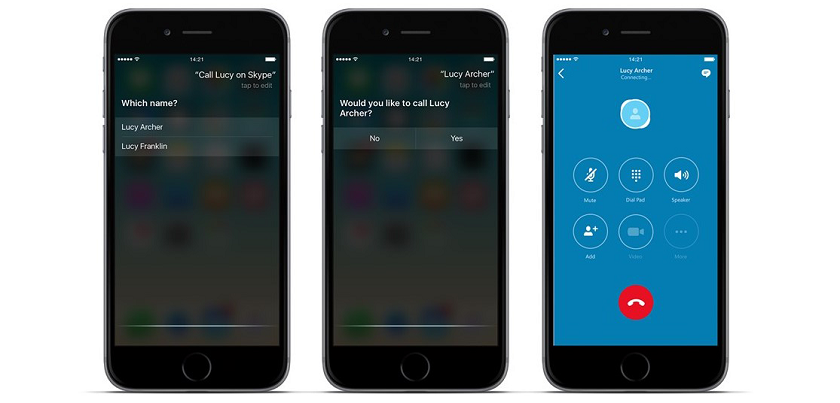 Skype для iOS теперь поддерживает Siri