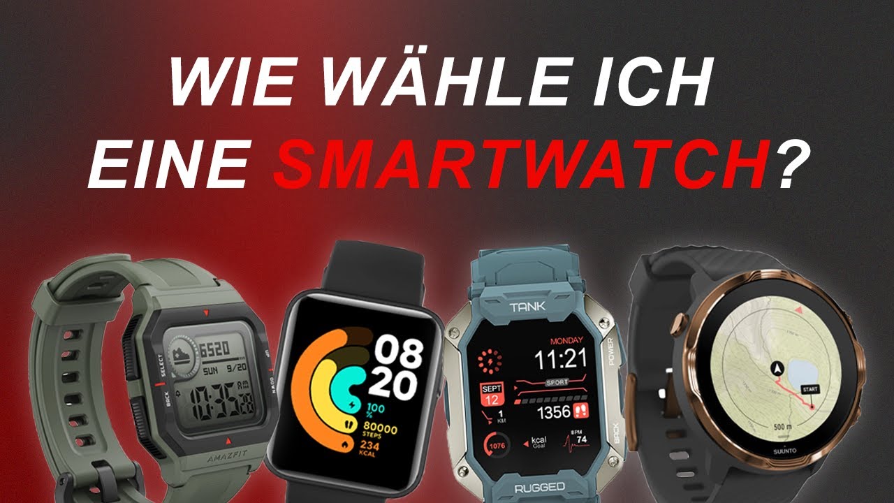 Wie man die beste Smartwatch auswählt: Tipps und Ratschläge (Video)