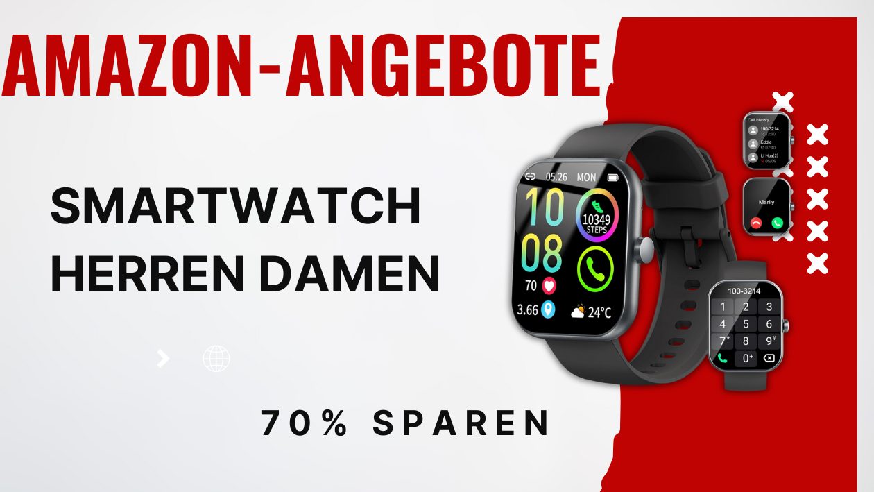 Jugeman Y66 Smartwatch für Damen und Herren – Jetzt 70€ günstiger!