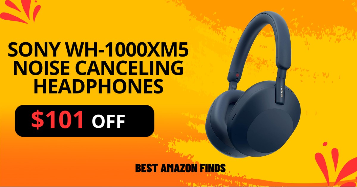 Sony WH-1000XM5 Noise Canceling Headphones -  Now $101 Discount!