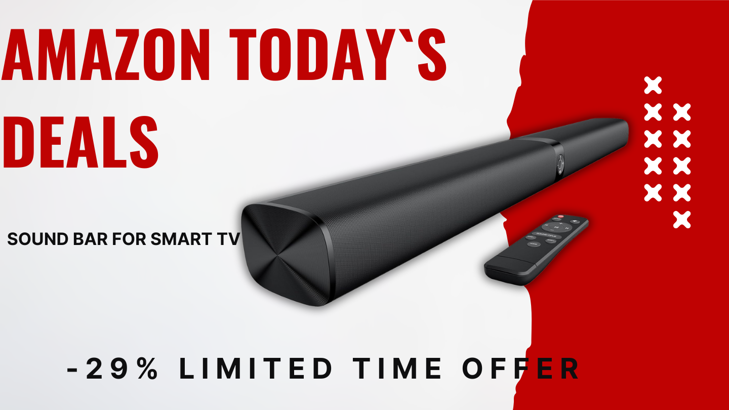 Assistrust Sound Bar for Smart TV – Now $20 Off at Amazon!