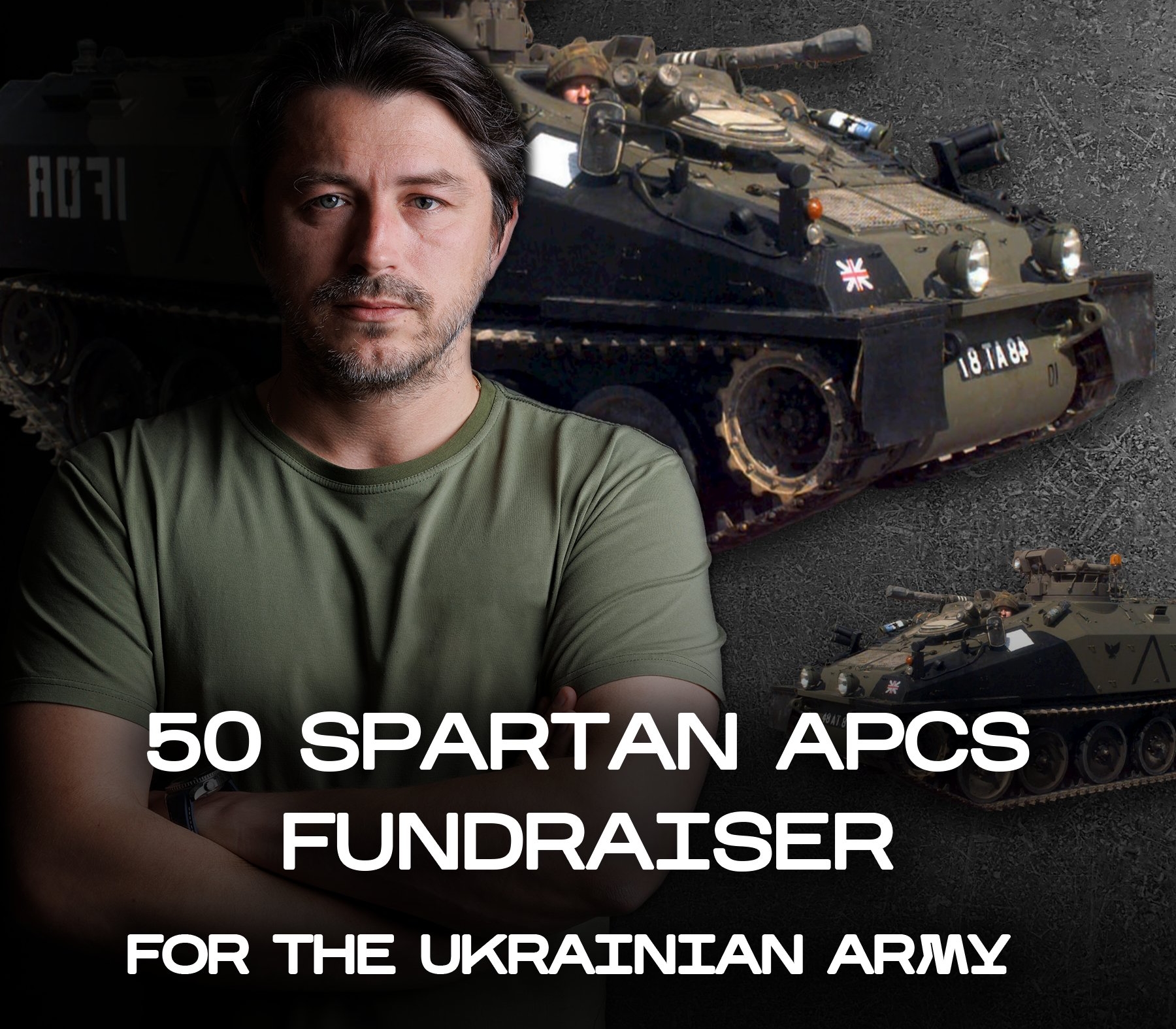 Українські волонтери збирають $5 470 000 і хочуть купити для ЗСУ 50 британських гусеничних бронетранспортерів Spartan