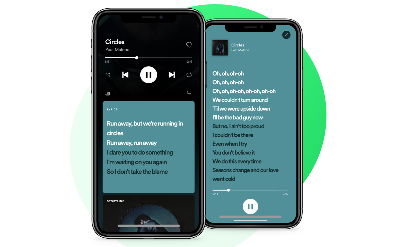 Schließlich! Spotify hat der Marken-App Songtexte hinzugefügt