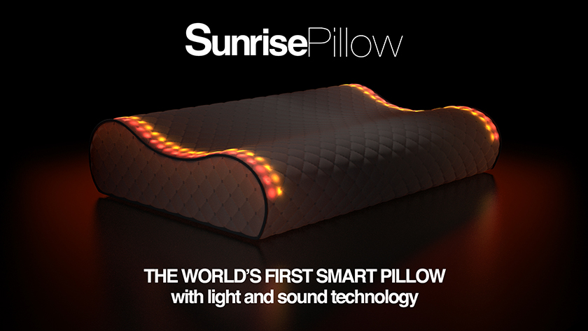 Умная подушка Sunrise Smart Pillow успешно собрала деньги на Kickstarter