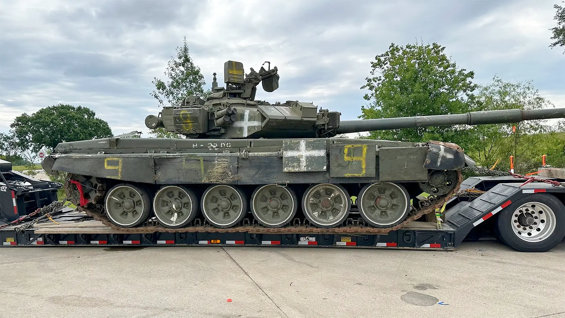 Le centre d'essais d'Aberdeen reçoit un char russe T-90A ultramoderne pour ses recherches