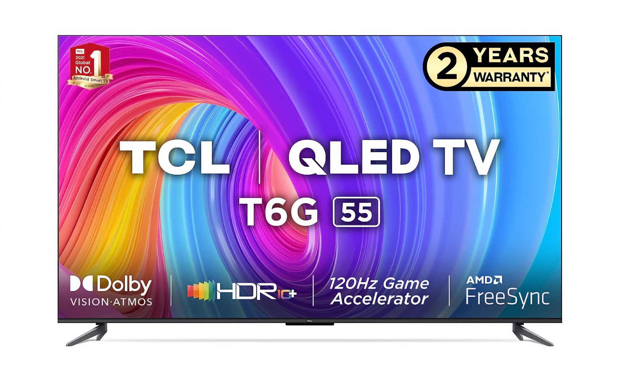 TCL T6G: gamma di smart TV con schermi QLED 4K fino a 55″, AMD FreeSync e Google TV a bordo a partire da 472€.