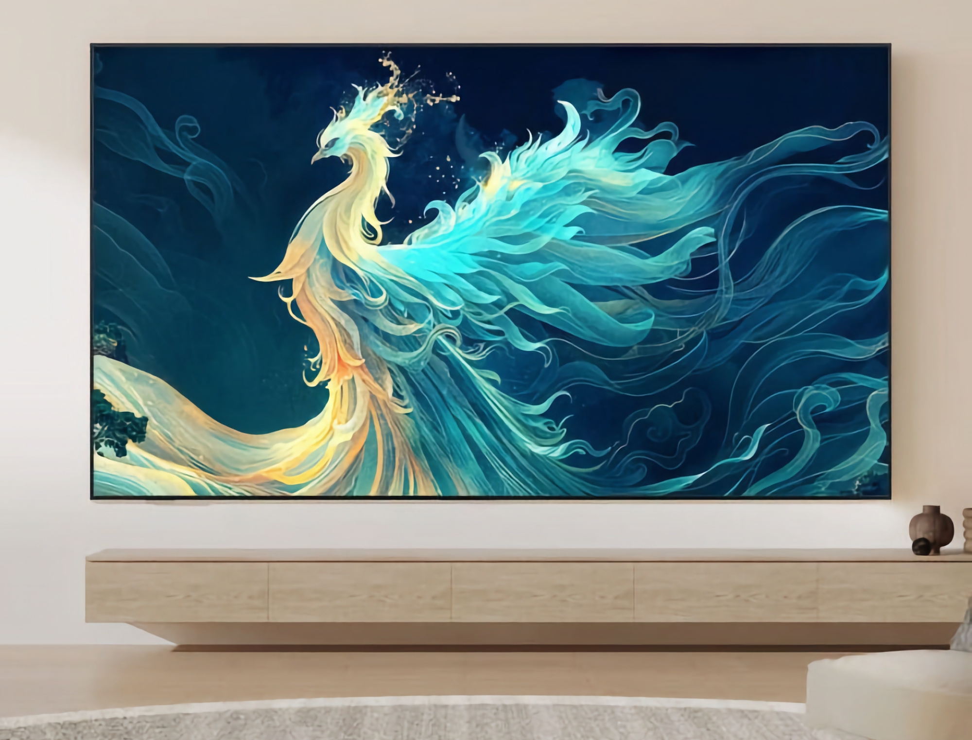 TCL announced a 75-inch version of the Thunderbird Wallpaper TV with a 4K screen at 144Hz for $982