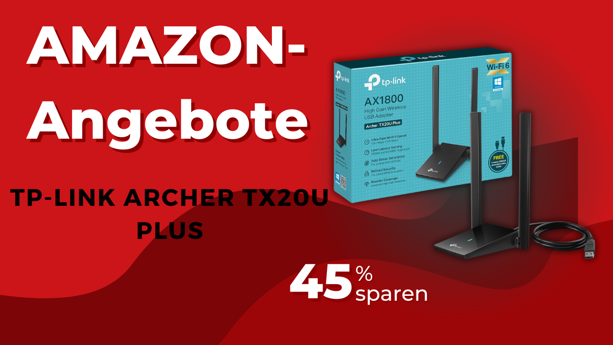 Sichern Sie sich jetzt den TP-Link Archer TX20U Plus zum Sonderpreis!