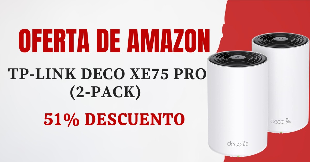 P-Link Deco XE75 Pro (2 uds.) con un descuento de 230 € ¡Oferta Black Friday!