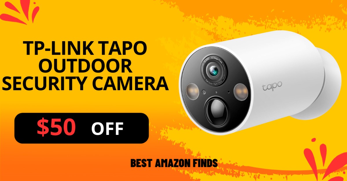 TP-Link Tapo Outdoor Security Camera - $50 Off - Buy Now Limited time deal!