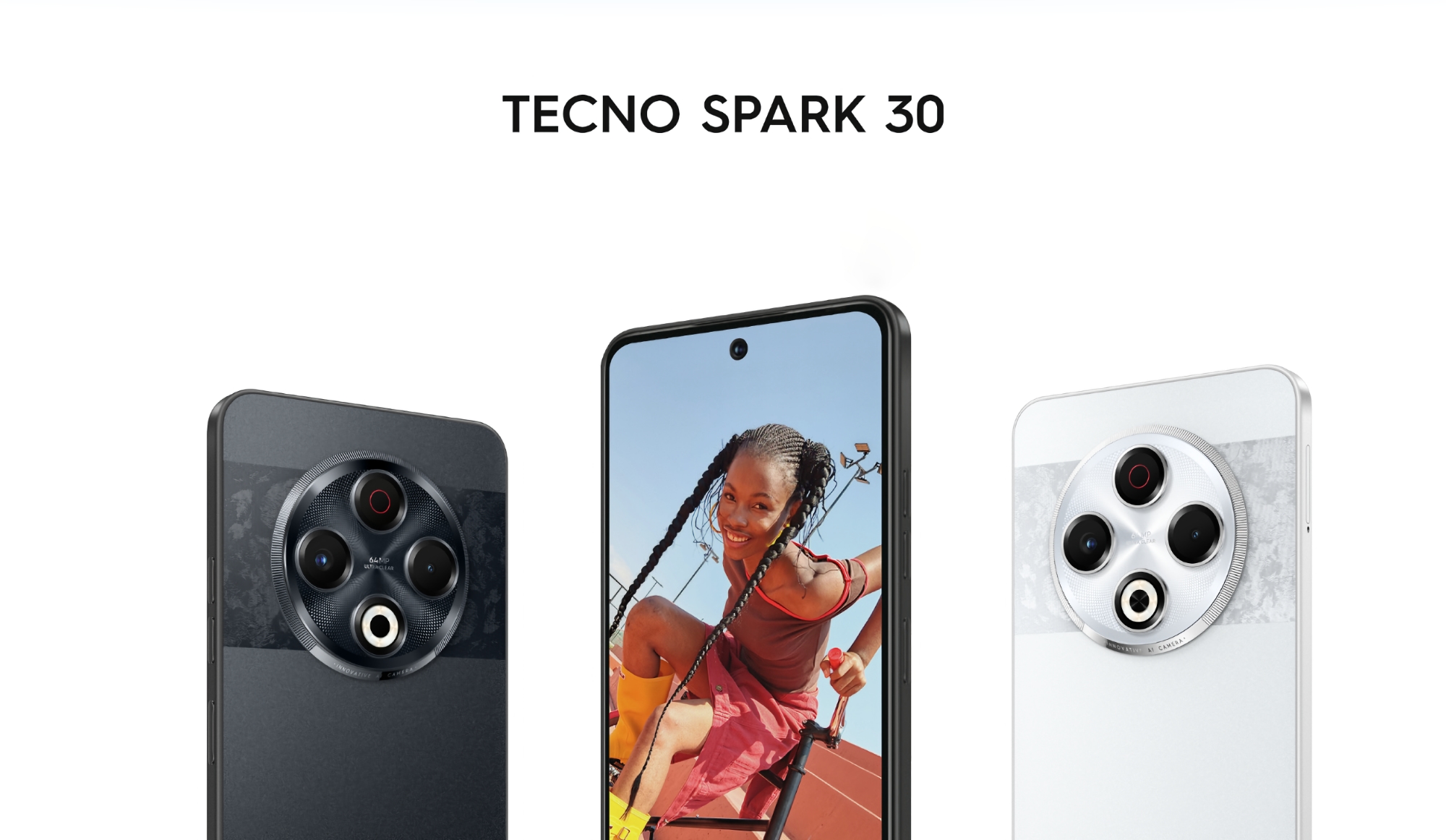 Tecno Spark 30 : écran 90Hz, puce MediaTek Helio G91, appareil photo 64 MP et batterie 5000 mAh. 