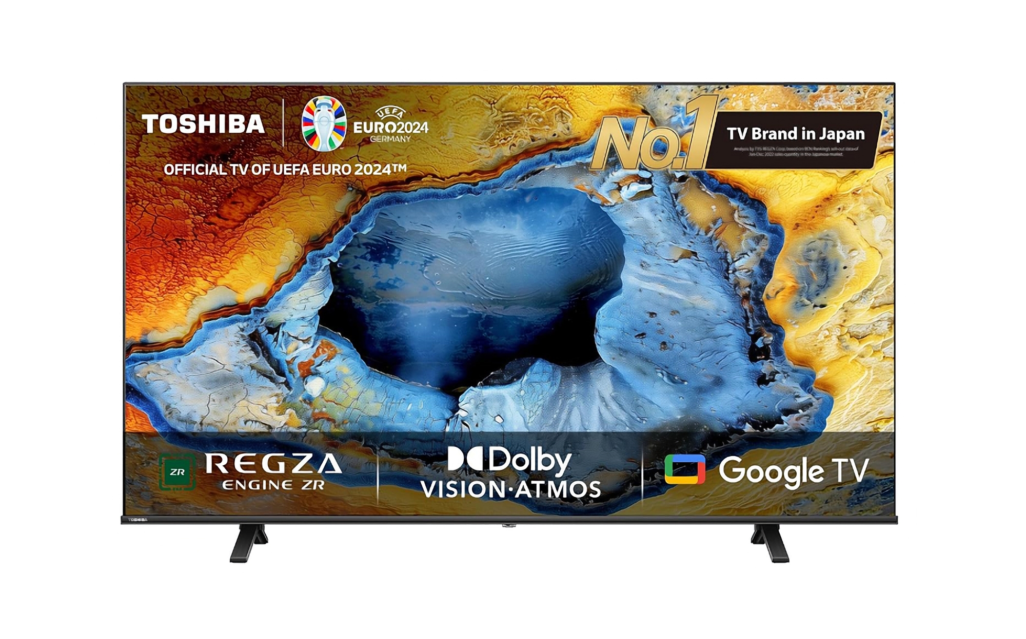 Toshiba hat die C350NP-Serie von Fernsehern mit Bildschirmen von 43 bis 75 Zoll, 4K-Auflösung und Google TV an Bord vorgestellt